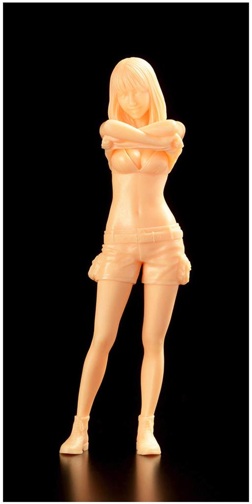 Brick Works Maschinen Krieger Miracle Girl Promising Rookie Scale Resin Cast Assembly Approximately 83mm 1/20 Kit, Tall, MUS-30