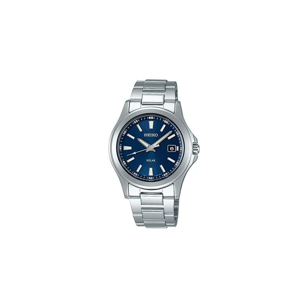 

Мужские часы Seiko Selection SBPN071 с солнечным питанием, синий циферблат, календарь даты, нержавеющая сталь