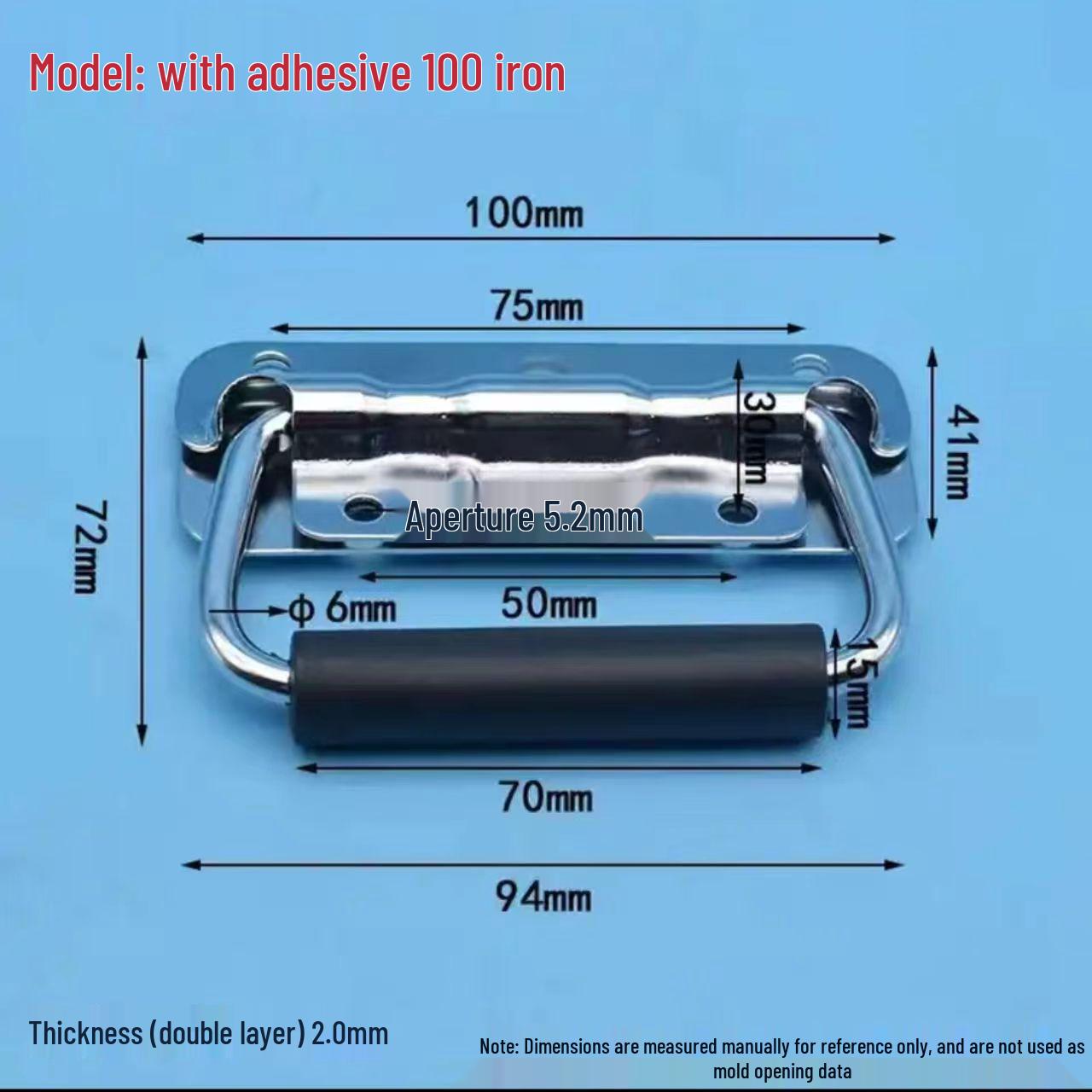 Сверхпрочная складная ручка из нержавеющей стали 304 для деревянного ящика