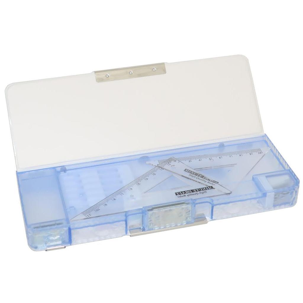 Shiny Dream pen case with eraser new students [Pencil Case] Double-sided pocket/for