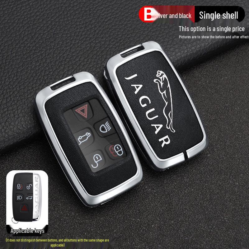 Jaguar Key Case for XFL, XEL, F-Pace, F-Type, XF, XE, XJ, E-Pace Models