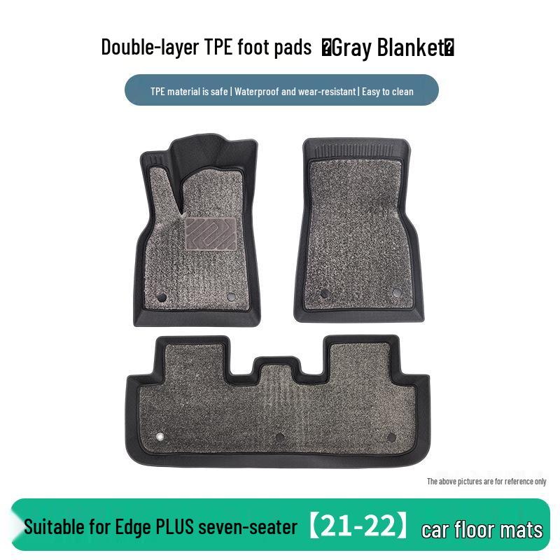 Ford Kuga 21-22 Seven-Seater Anti-Slip TPE Car Floor Mats