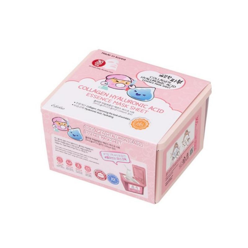

Esfolio Collagen Essence Daily Sheet Mask | Firming & Deep Hydrating Care | 400ml / 30 Sheets (Bulk Pack)