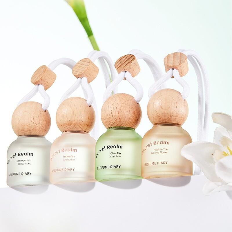 Perfume Diary Fresh Car Aromatherapy Premium Fragrance Long-lasting Fragrance Essential Oil Car Interior Pendant