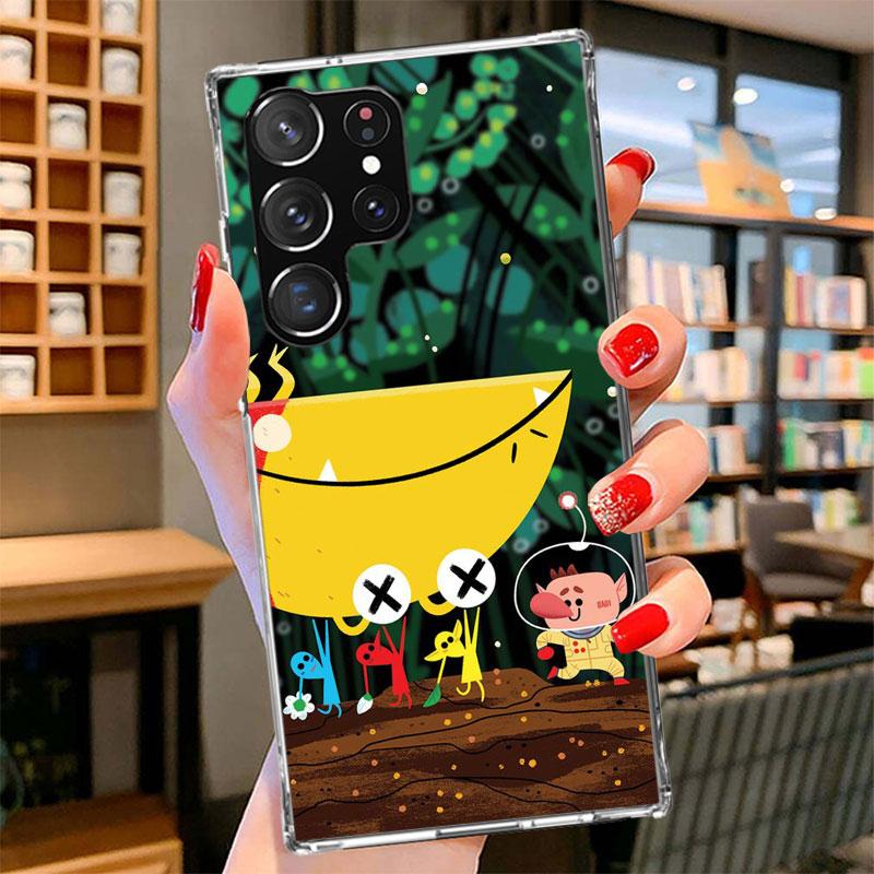 Game P-PikminS 4 Phone Case For Samsung Galaxy S26 S25 Edge S24 Ultra S23 S22 Plus S21 S20 FE Soft Fundas Shell Galaxy S26 S25 E