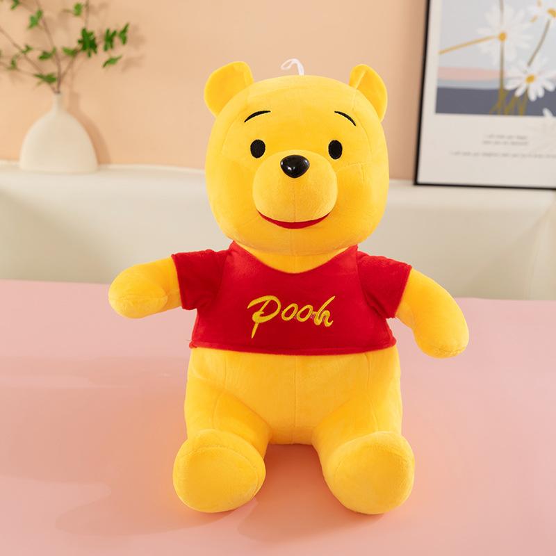 30cm Knuffel Winnie de Poeh Pluche Speelgoed Cartoon Anime Pop Grijpkraan Pop Cadeau voor Verjaardag Vriendin