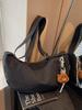 Nylon Plaid Shoulder Bag With Zipper Closure For Casual Daily Use