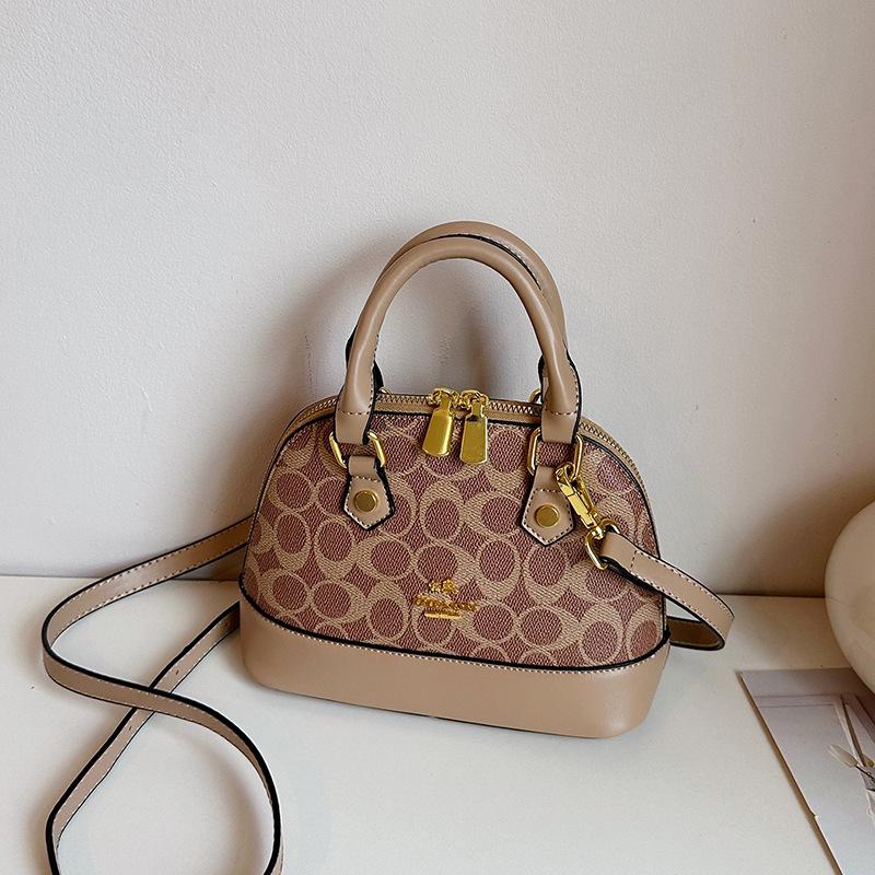Borsa a mano piccola di lusso alla moda stile retrò con conchiglia: Borsa a Tracolla e a Spalla Versatile e di Alta Qualità