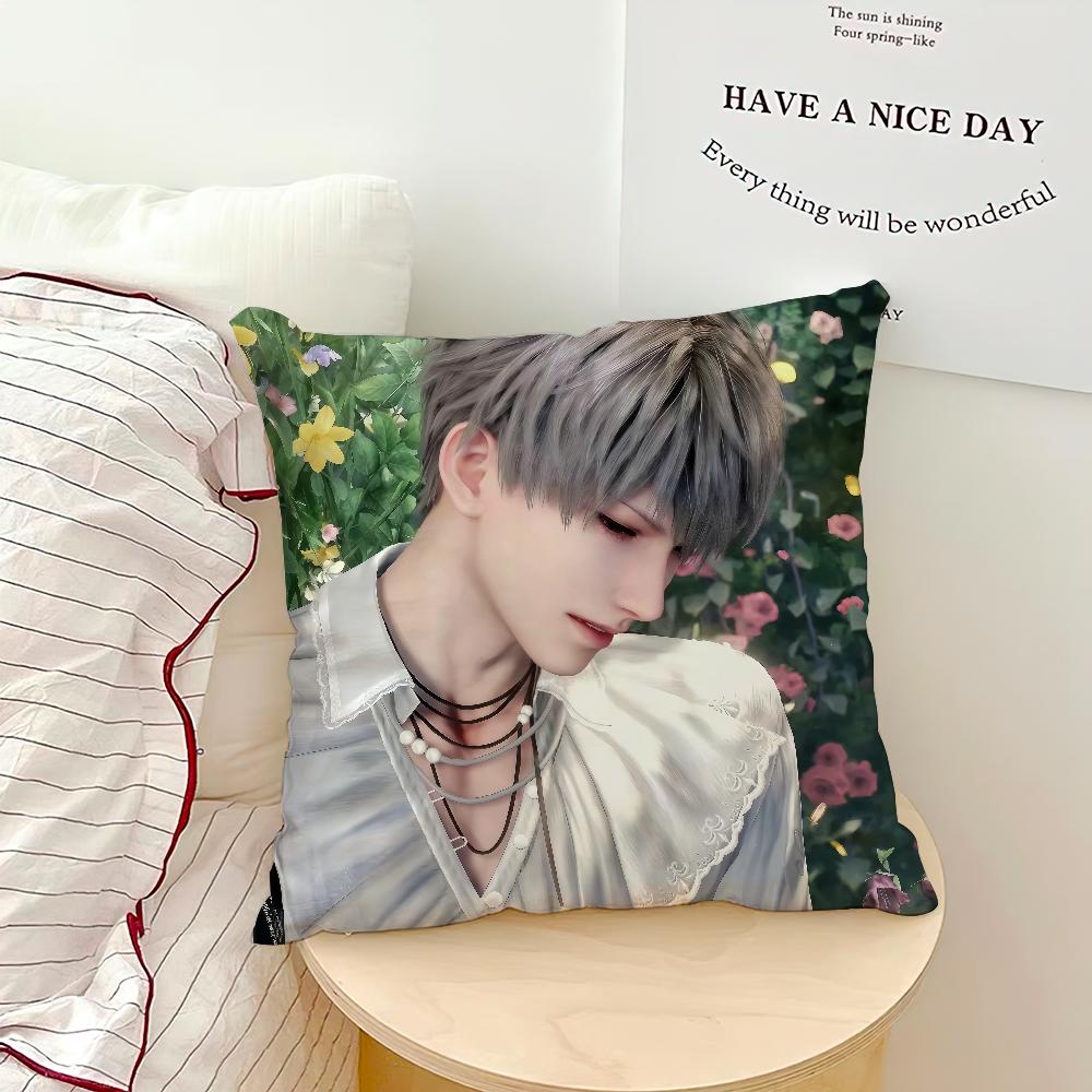 

игра Любовь и Глубокий космос Ксавье милый уютный мягкий Чехол для подушки для дивана, гостиной, домашнего офиса, декор, защитные чехлы 60x60CM(24x24in)