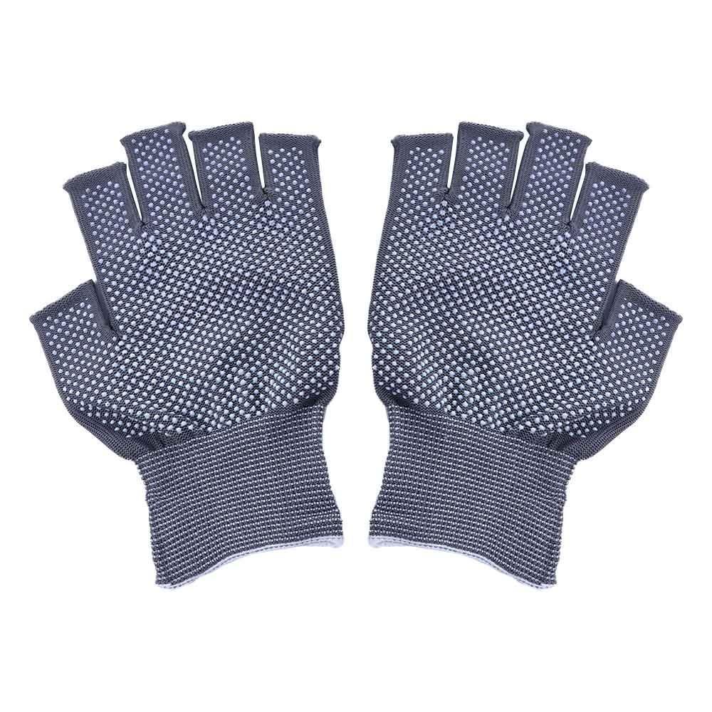 Ice Cool Open/Half Fingers Nylon Anti-Slip Cycling Gloves Fishing Gloves Sport Fishing Accessories