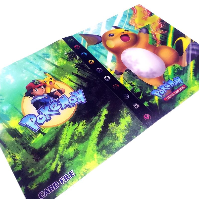 Pet Genie Pokémon Sammelkartenalbum mit 240 Hüllen und lebhaftem Einband als Geschenk zum Kindertag