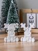 Christmas Reindeer Ornament Silicone Molds DIY Handmade Soap Scented Candle Elk Mold Gypsum Resin Craft Mould Home Decor Gifts