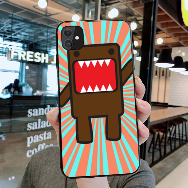 

Простой чехол для телефона Domo Kun для iPhone 12 11 Pro Max Mini XS Max 8 7 6 6S Plus X 5S SE 2020 XR iphone XR