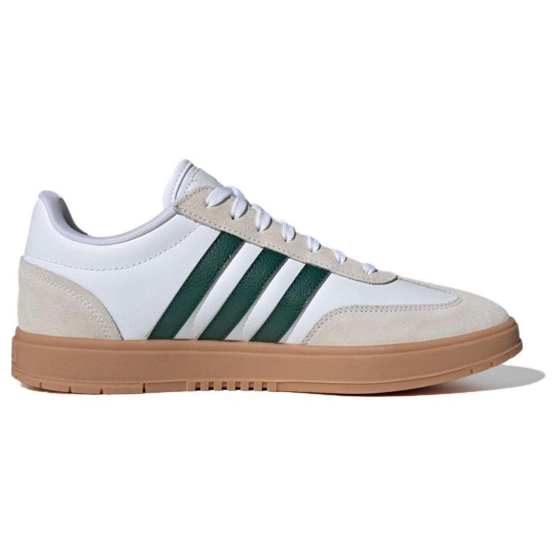 Adidas Neo Gradas Low Trainers Cushioning, Wear Resistant Low Top Skateboard Shoes Unisex White Green Sneakers IE9043