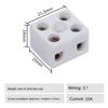 1 In 1 Out Ceramic Wiring Terminal Block High-temperature Resistant 2 In 2 Out Screw Wire Connector Terminals