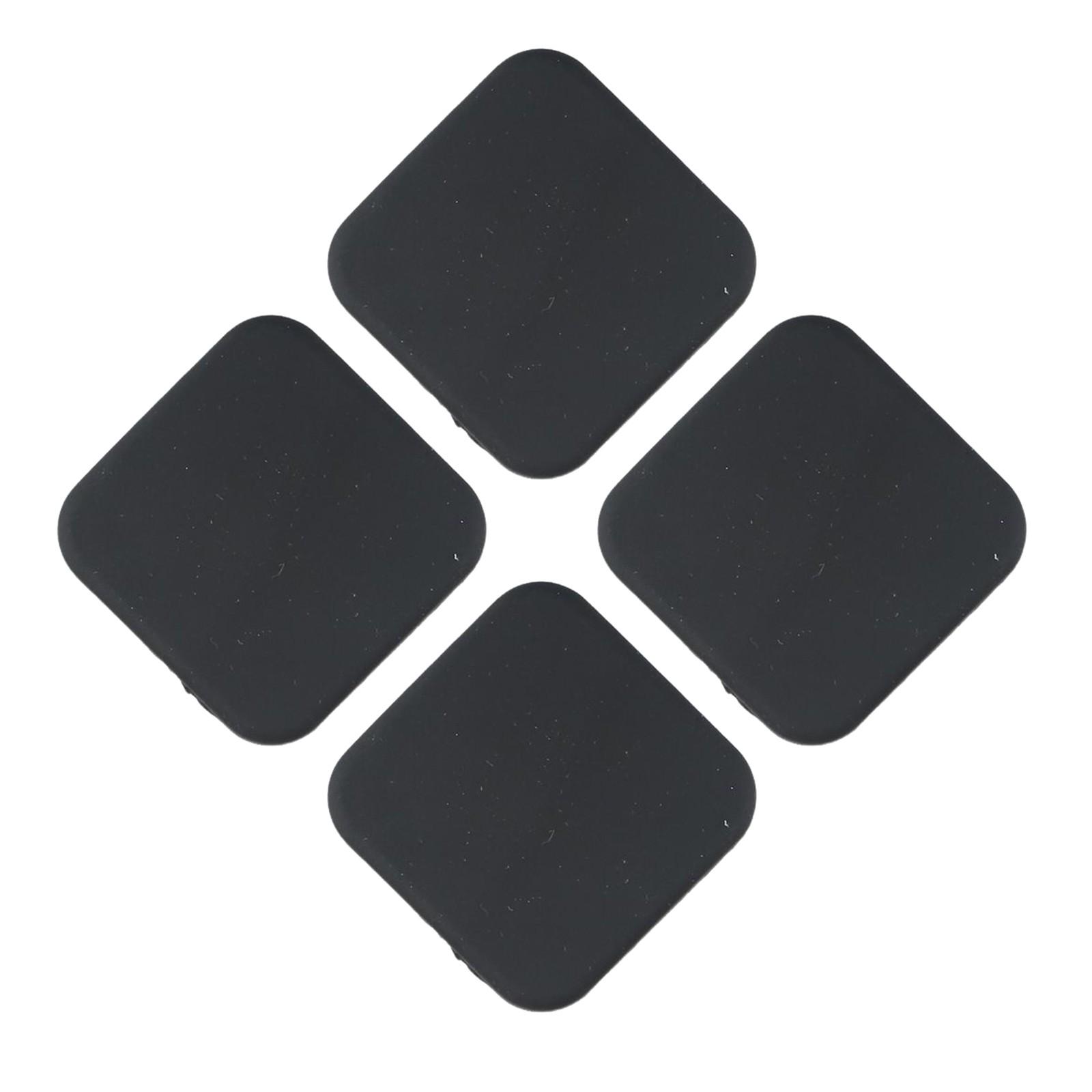 

Силиконовый протектор стены от ударов, резиновый стопор для дверной ручки, без перфорации чёрный