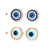 European American Turkey Devil's Eye Stud Earrings Retro Oil Drop Eye Earrings