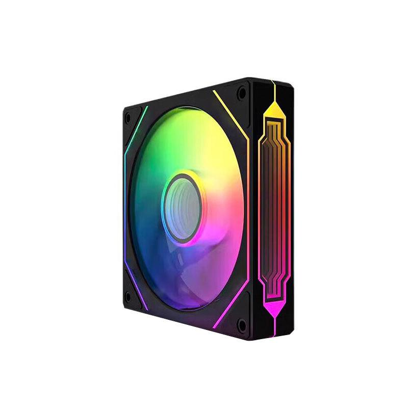 

Комплект вентиляторов для корпуса Prism 4Pro ARGB, 12 см, Mystic Light Sync, 5 В, 3-контактные, вентиляторы для корпуса компьютера, двойной комплект вентиляторов RGB Reverse чёрный