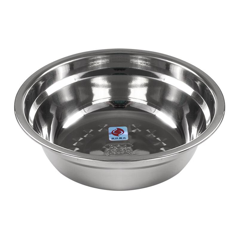 Thickened 304 Stainless Steel 22cm Deep Serving Plate