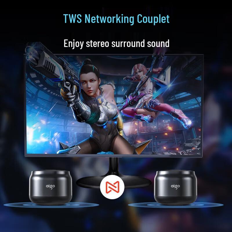 aigo T98 Pro AI Voice Control Portable Bluetooth Speaker