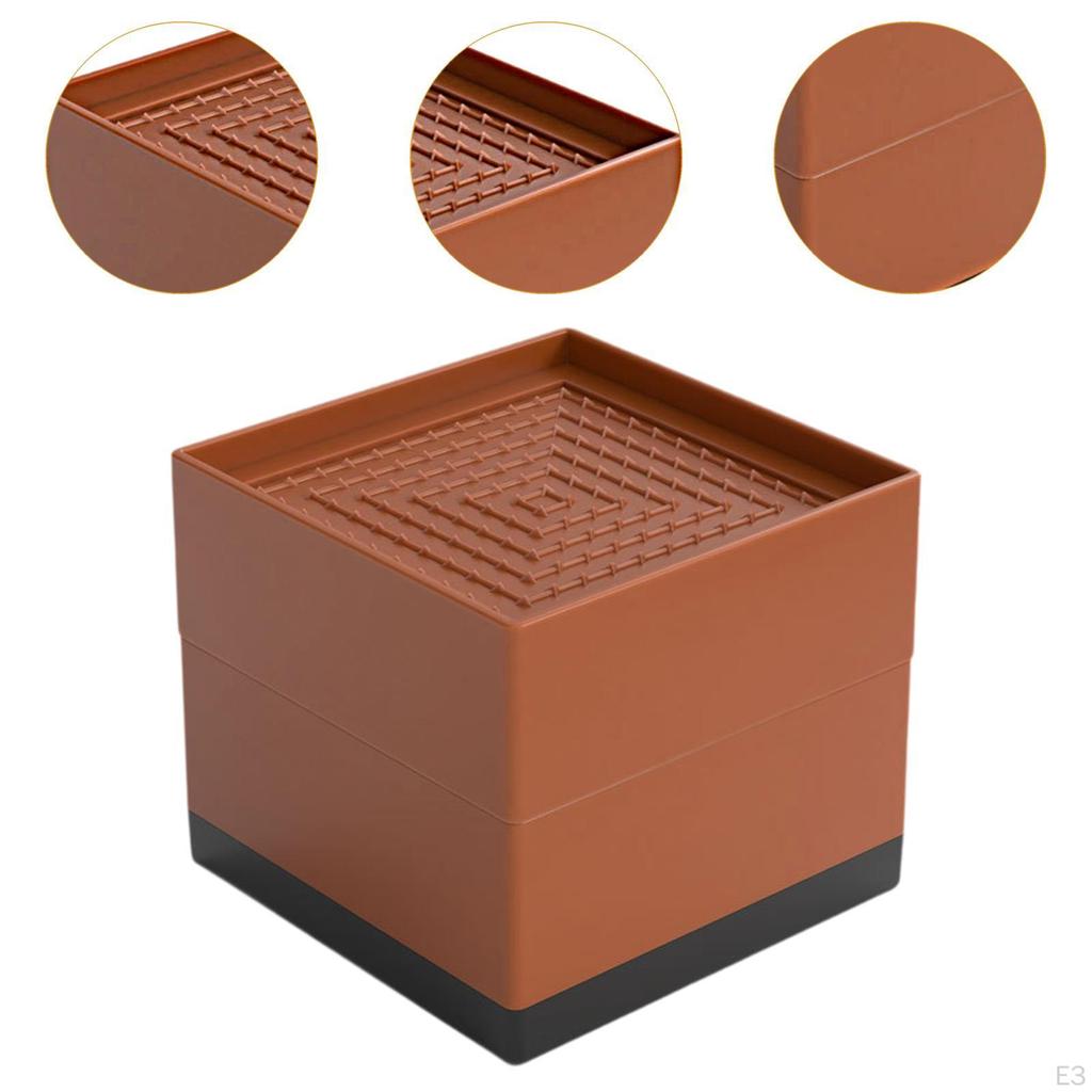 4Pcs Bed Risers Furniture Lifting Pads Shockproof Anti Slip Height Adjustable Supports Feet