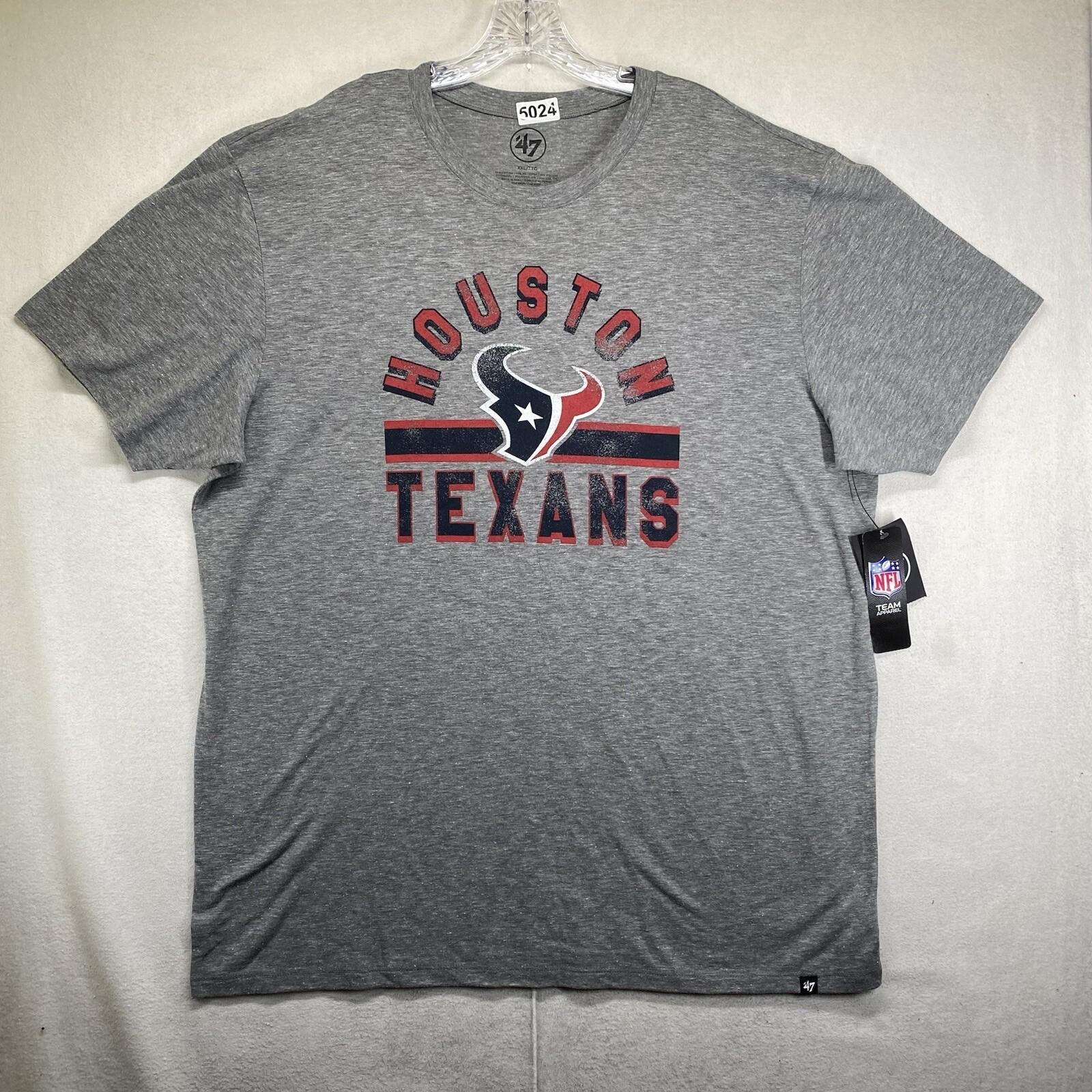 Houston Texans T Shirt Mens 2XL New With Tags ‘47 NFL Football XL