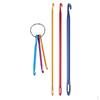 6pcs Mixed Aluminum Crochet Hook Knit Knitting Weave Yarn Diy