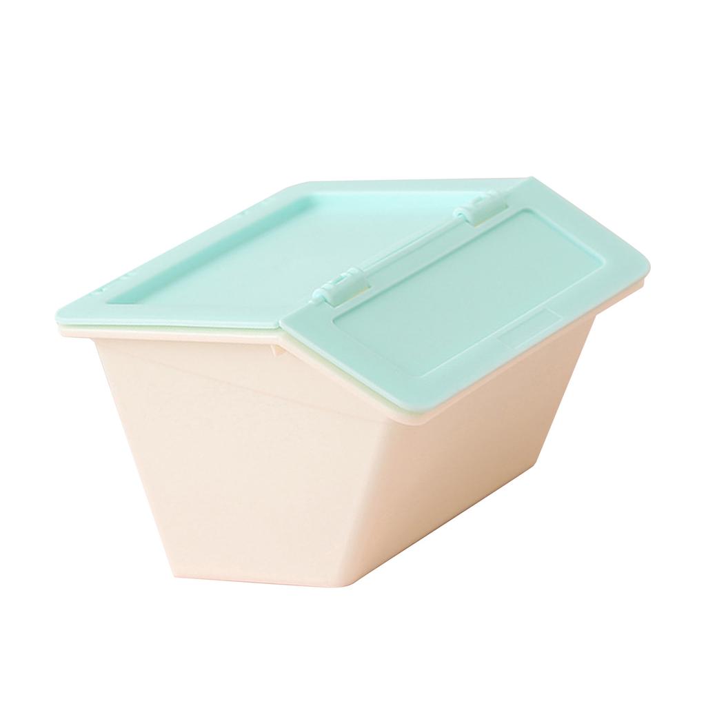 Desktop Storage Box Plastic able Cute Desk with Lid for Stationary Jewelry