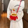 Cute Cartoon Knitted Contrasting Colors Santa Claus Lady Mobile Phone Change Bag 23 Winter New Shoulder Messenger Bag