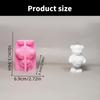 J0MC Bear Silicone Molds for Candle Soap Home Decoration Chocolate Cake Baking