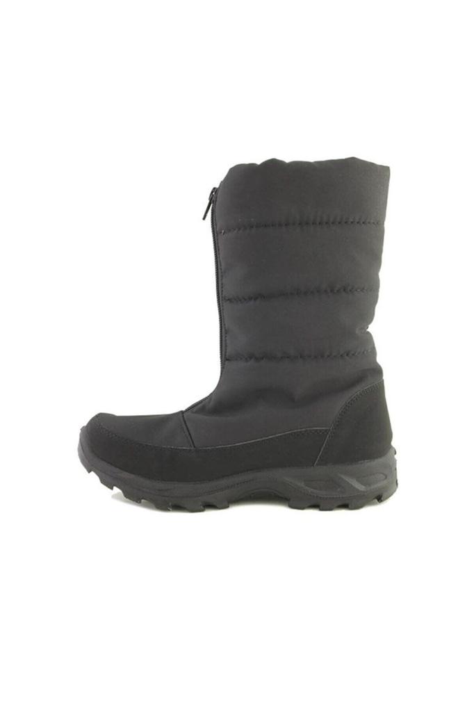 Women Modern Stylish Fashion Boots Waterproof Black Zipper Snow Boots Zts