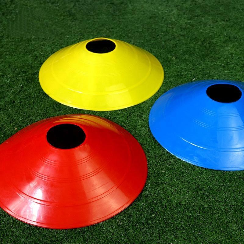 10/50 Pcs Durable Soccer Training Cones With Pressure Resistant Marker Discs Football Sports Practice Outdoor Sports Equipment