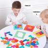Tetris Duel Game, Wooden Puzzle Tangram, Concentration Games for Kids Ages 4 5 6, Montessori Block Puzzle, Educational Toys