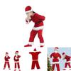 Festive Kids Girls Christmas Cosplay Costume W/elk Santa Claus Outfits