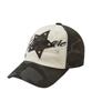 Aejeuyua Star Lettering Studded Ball Cap Camo