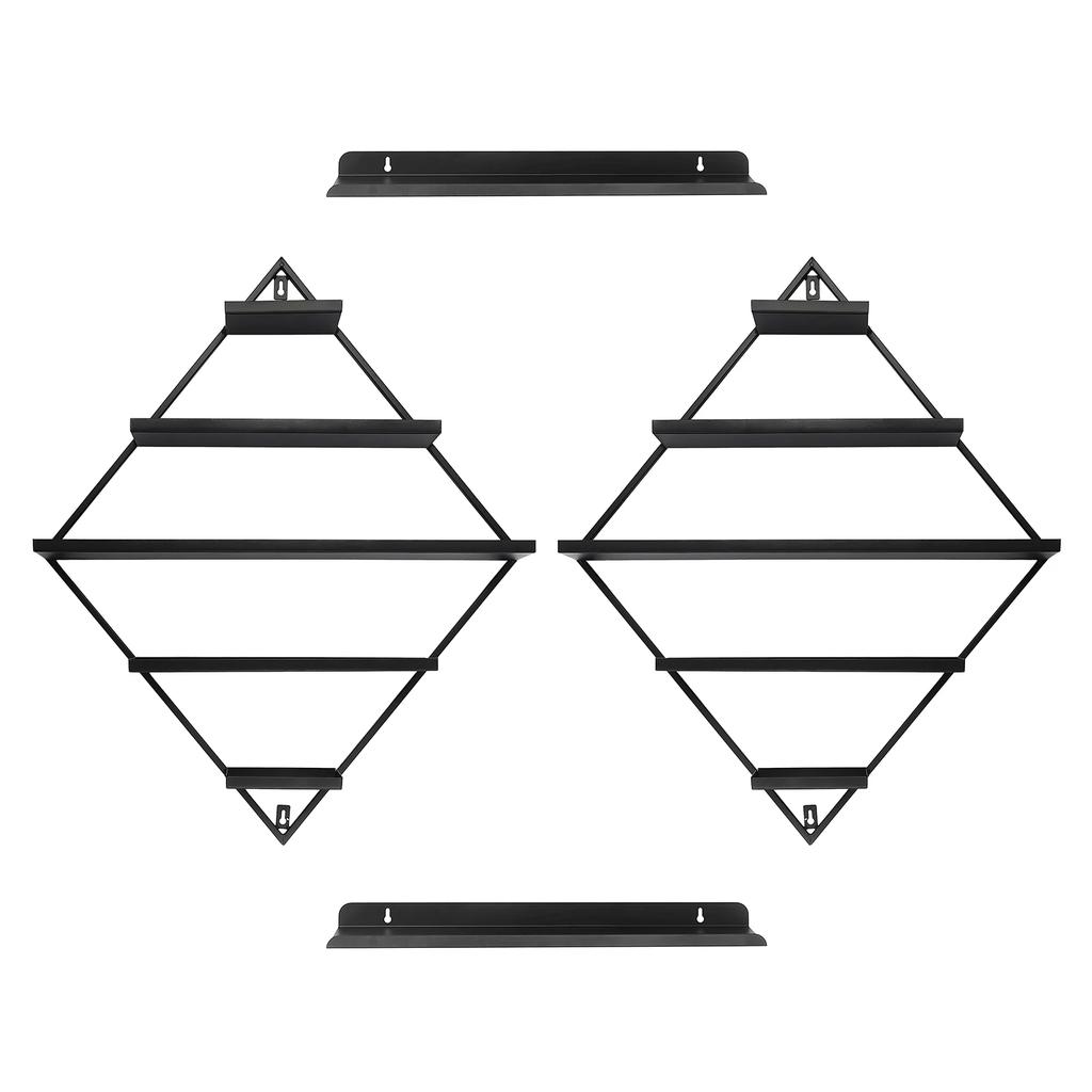 Nail Polish Rack with 5 Tiers, Wall-Mounted, Holds 90 Bottles, Durable Iron Construction, Modern Design, and Neat Storage