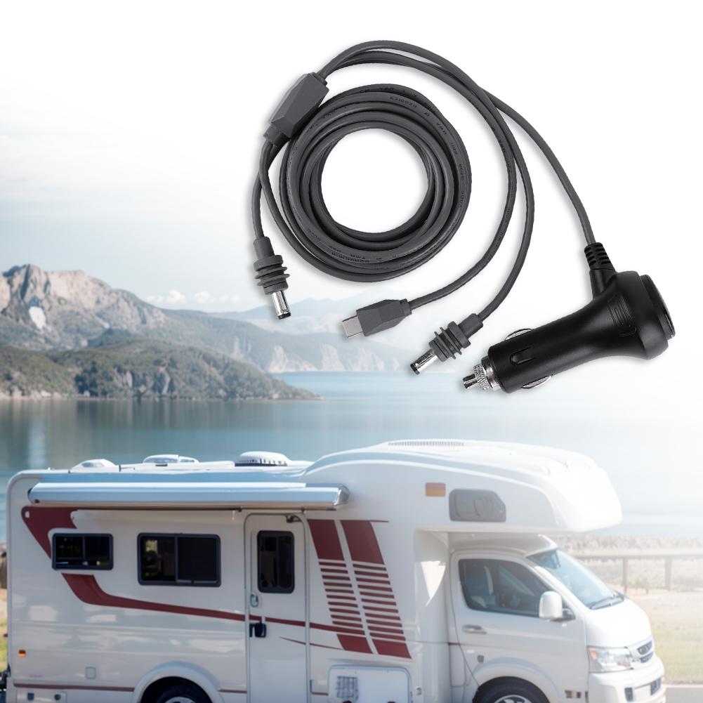 For Starlink Mini 3-in-1 Cable Type-C/DC/Car Charger Car Cigarette Lighter Charger DC Power Cable for Starlink Mini Cable