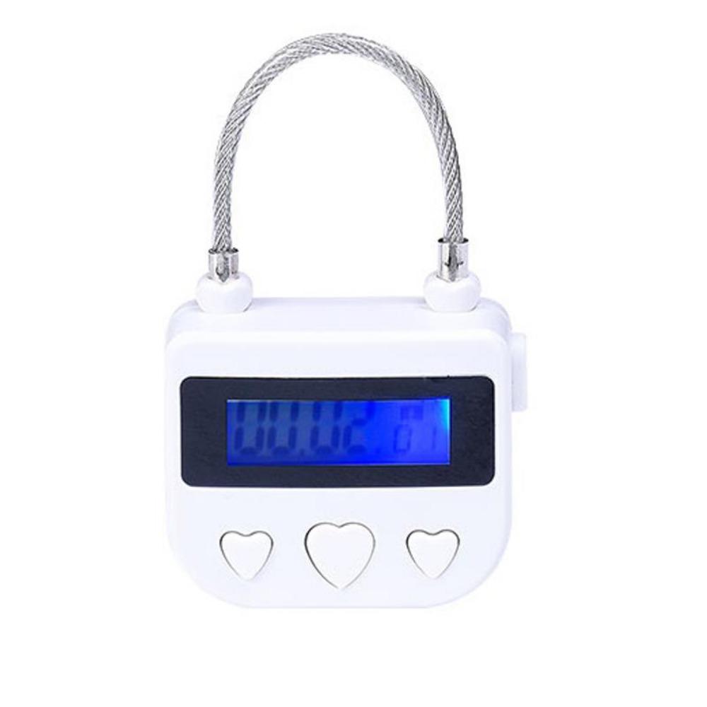 Electro Shock CB6000 Male Chastity Cage Ball Stretcher,Electric Shock Cock Cage Penis Ring, Timer Lock Chastity Belt Sex Toy