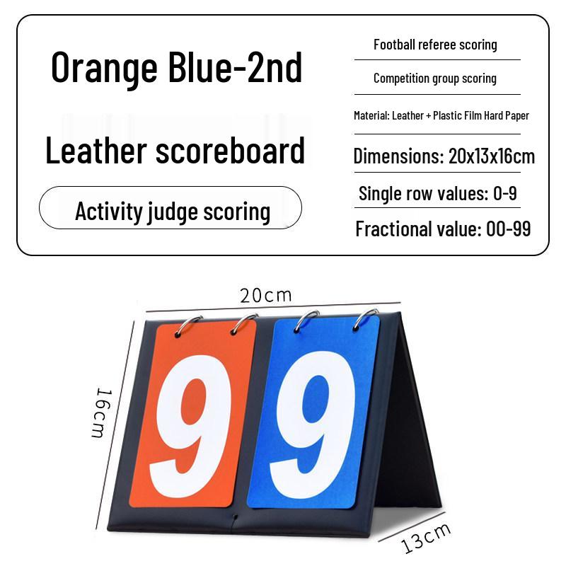 Multi-Sport Flip Scoreboard for Basketball, Billiards, Table Tennis, and Volleyball