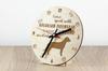Bavarian Mountain Hound - clock with dog, wooden clock with engraving, personalised clock by Art-Dog