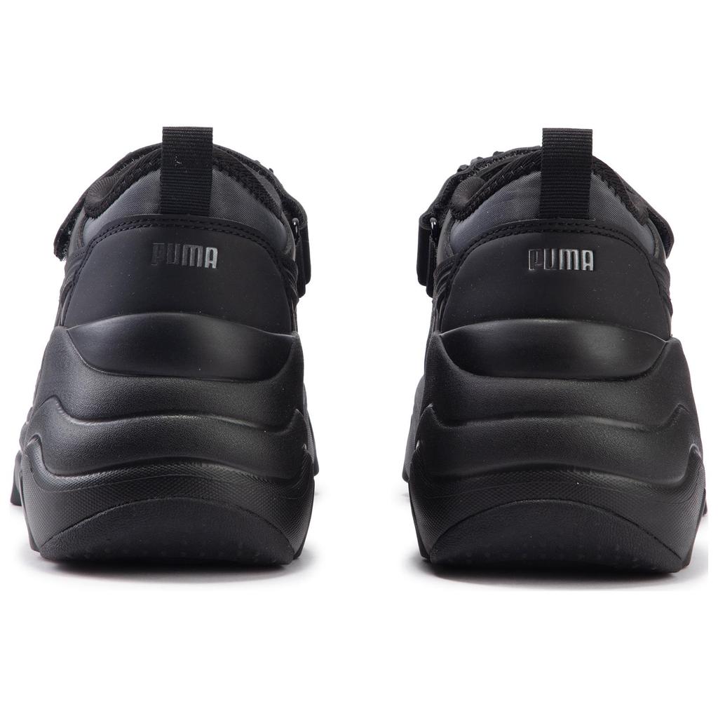 Puma Retro Hollow Out Thick Sole Mary Jane Low Top Casual Shoes Women sneaker Black Silver 399002-01