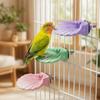 Wear-resistant Parrot Perch Stand Shell Shape Bird Cage Perches Parrot Resting Platform  Beak Care