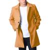 New large size woolen coat men's Asian E coat medium and long multi-color multi-size single-breasted