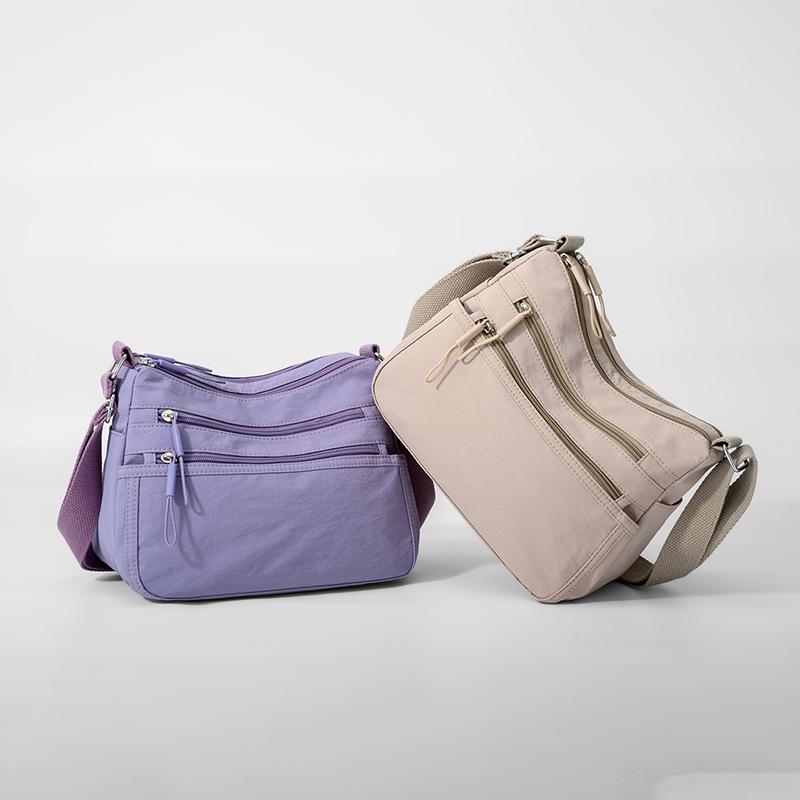 Multi-Compartment Shoulder Bag Middle-Aged Mother Bag
