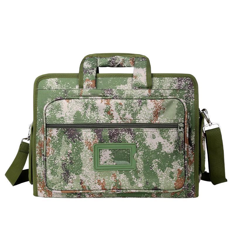 BingRong Large Capacity Camouflage Laptop Briefcase