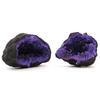 Calcite Geode Painted Turquoise or Purple Crystal