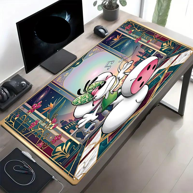 Diddl Druck Mauspadd, Anti-Rutsch Schreibtisch Tastaturmatte, für PC Laptop Gaming Arbeiten Tägliche Nutzung, Coole Festival Überraschungsgeschenk