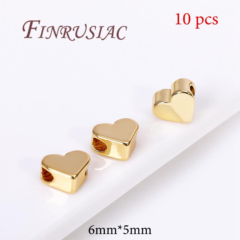 18K Gold Plated Bead End Caps For Jewelry Making Supplies Spacer Bead Caps DIY Accessories