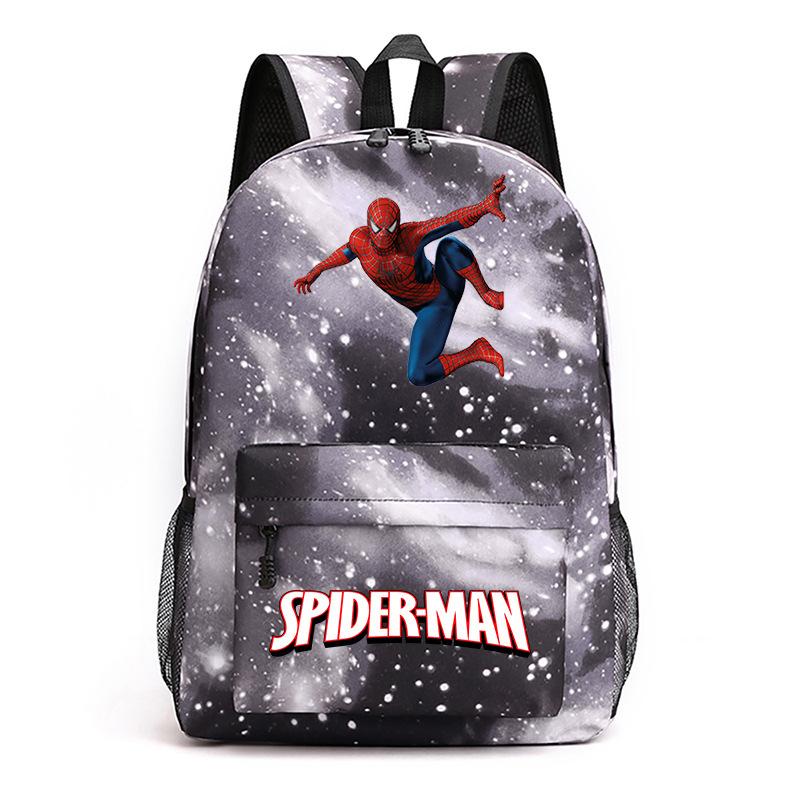 Zaino Marvel Spider-Man Zaino per Studenti Zaino per Adolescenti Cartone Animato Zaino Scolastico per Bambini