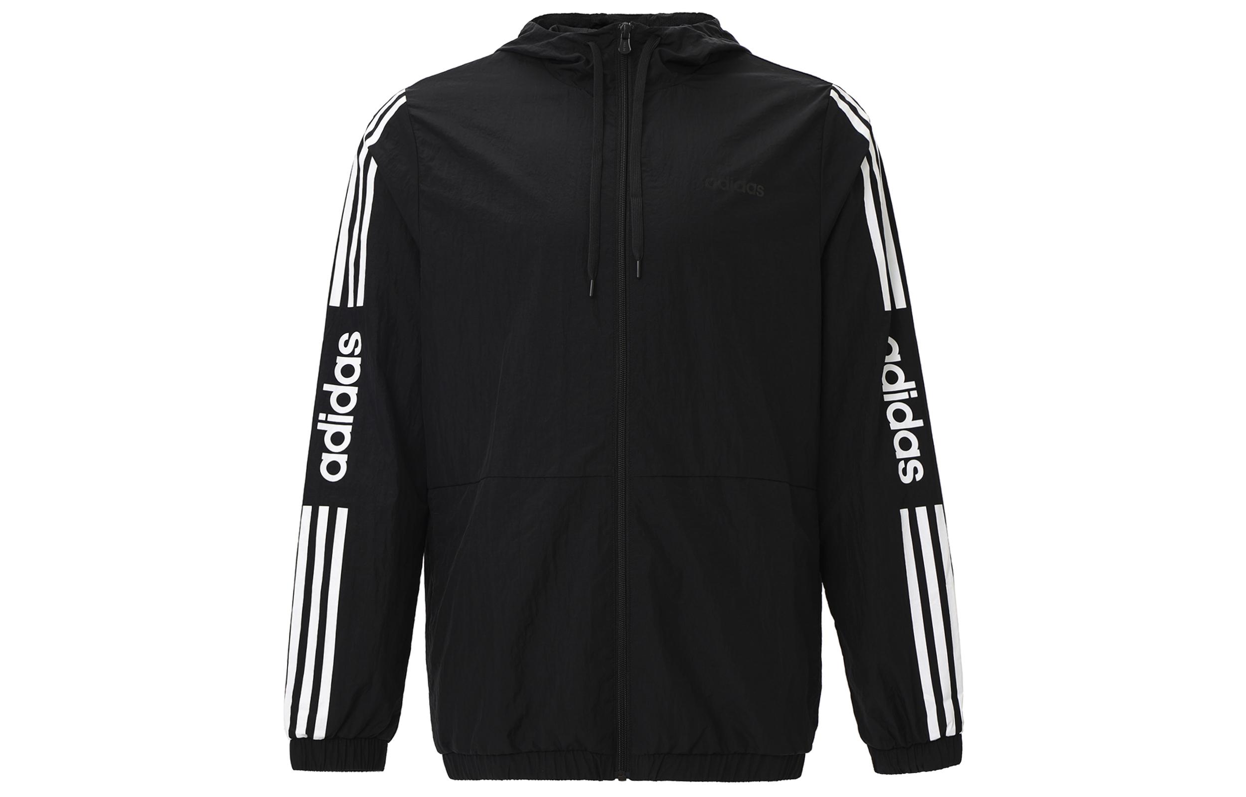 Adidas Neo Jackets Men s Black Hooded Moderate Other FP7394 S